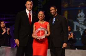Maria Sanchez accepts the Champion of Champions Award  (thumbnail)