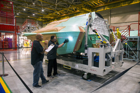 AX-5 Center Fuselage - Final Quality Inspection