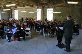 DrThompsonRinglingCollegeLibraryToppinNamingCeremony