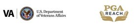 PGA REACH and the U.S. Department of Veterans Affairs logo